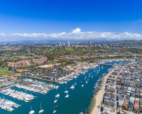 Aerial View of Orange County